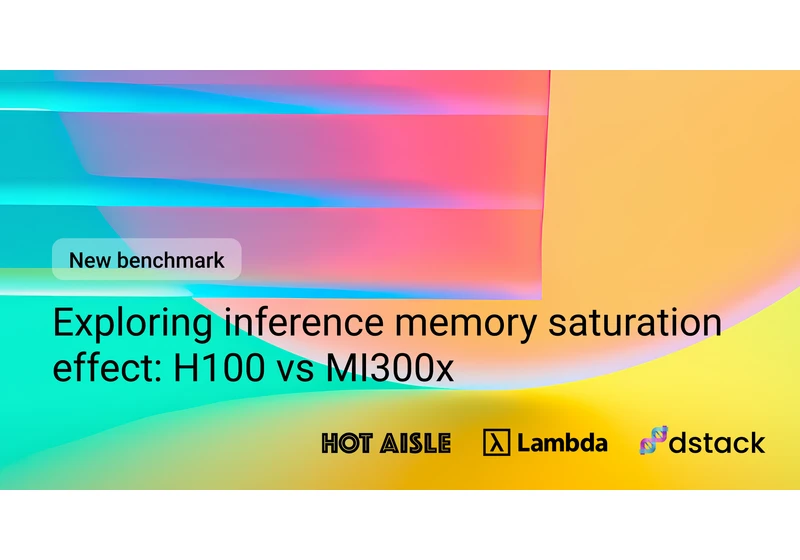 Exploring inference memory saturation effect: H100 vs. MI300x