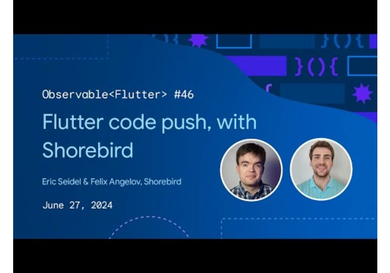 Flutter code push with Shorebird | Observable Flutter #46