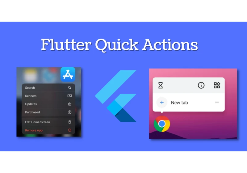 Flutter Quick Actions - Android & iOS