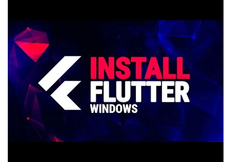 How To Install Flutter In Windows - Super Fast!