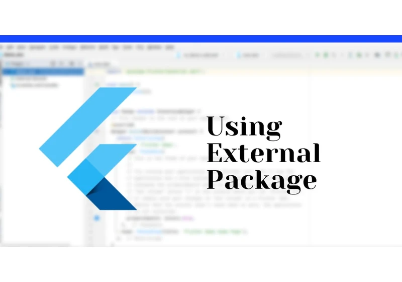 How to use external packages in Flutter