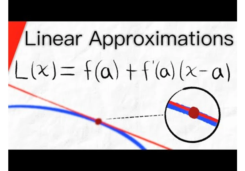 Linearizations and Linear Approximations with Tangent Lines | Calculus 1