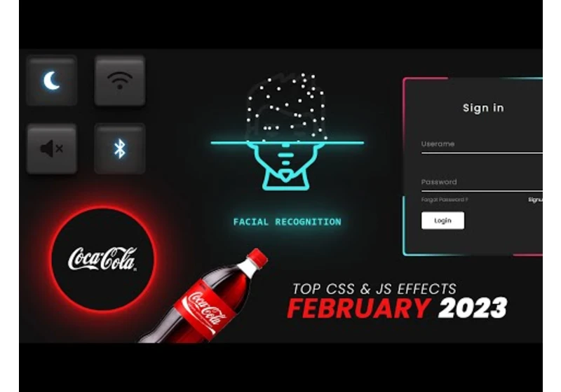 Html CSS & Javascript | Best Animation & Hover Effects | February 2023