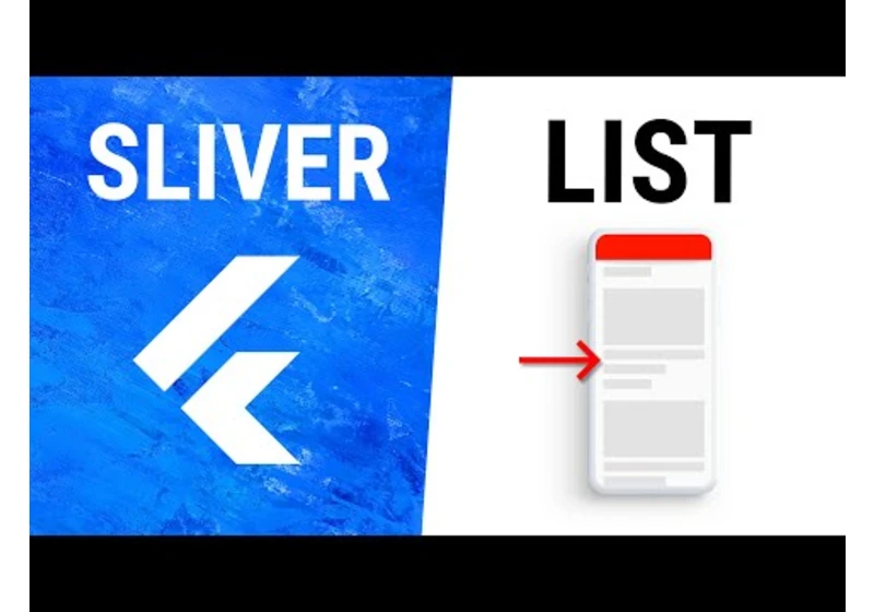 Flutter SliverList Widget