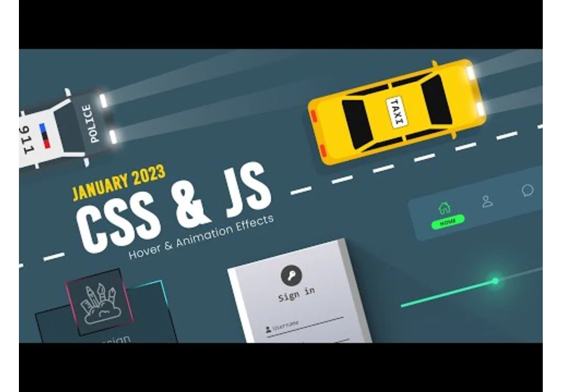 Best CSS Javascript Animation & Hover Effects | January 2023