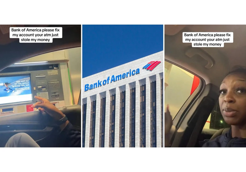 Woman Tries to Deposit $3K at Bank of America ATM. It Backfires