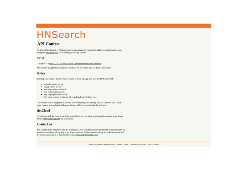 History of Hacker News Search from 2007 to 2024