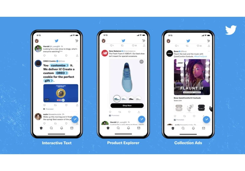 Twitter tests 3 new ad formats 