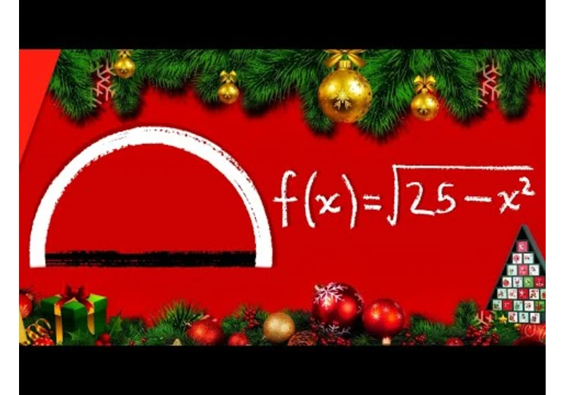 Derivative of a Semicircle and Continuity | AP Calc FRQ Advent Calendar Day 15