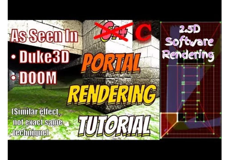 Creating a Doom-style 3D engine in C [video]