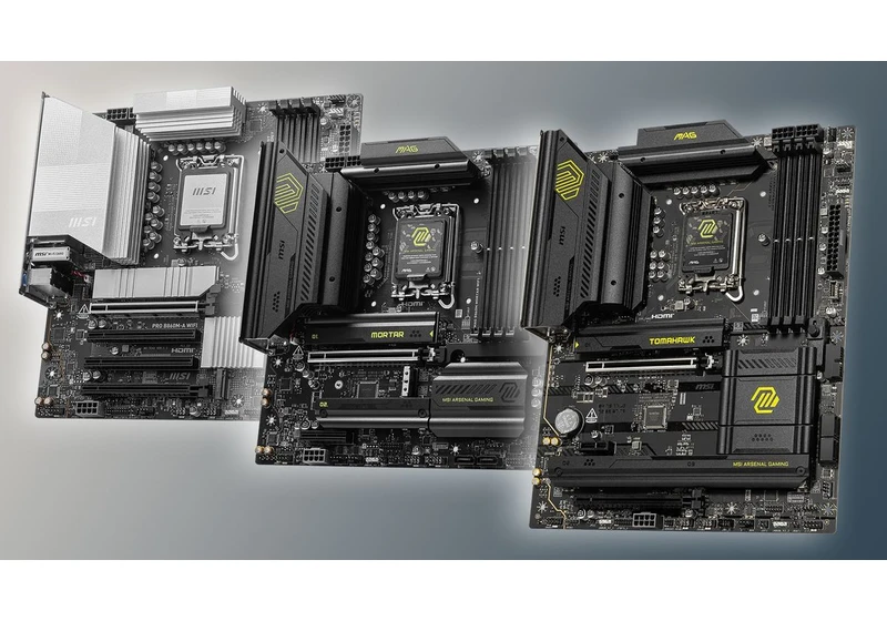  MSI optimizes affordable Intel 800 mobos for China's first homegrown DDR5 memory chips 