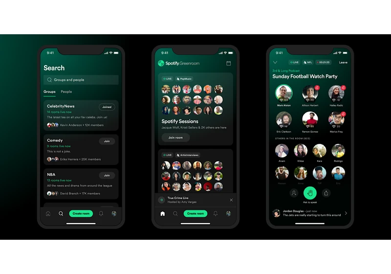 Spotify Gets Into Social Audio With Greenroom via @sejournal, @MattGSouthern