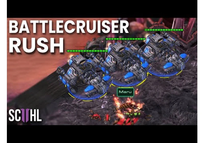 Maru's Crazy Triple Battlecruiser Build - Starcraft 2: Maru vs. Solar