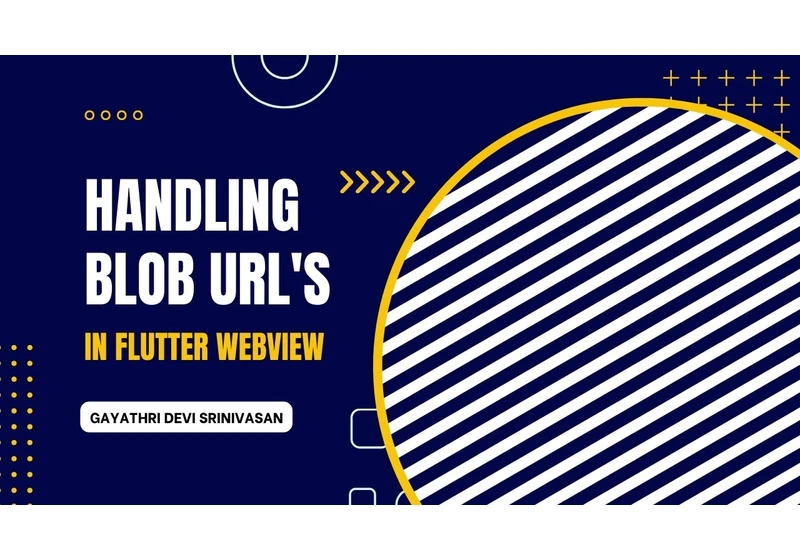 Handling Blob URL's in Flutter WebView