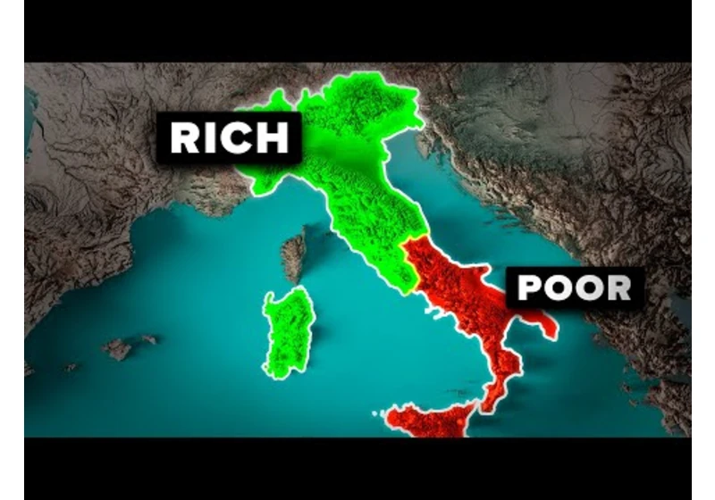 Why North of Italy is Rich While the South is Poor