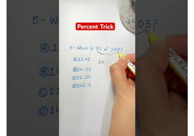 Percent Trick