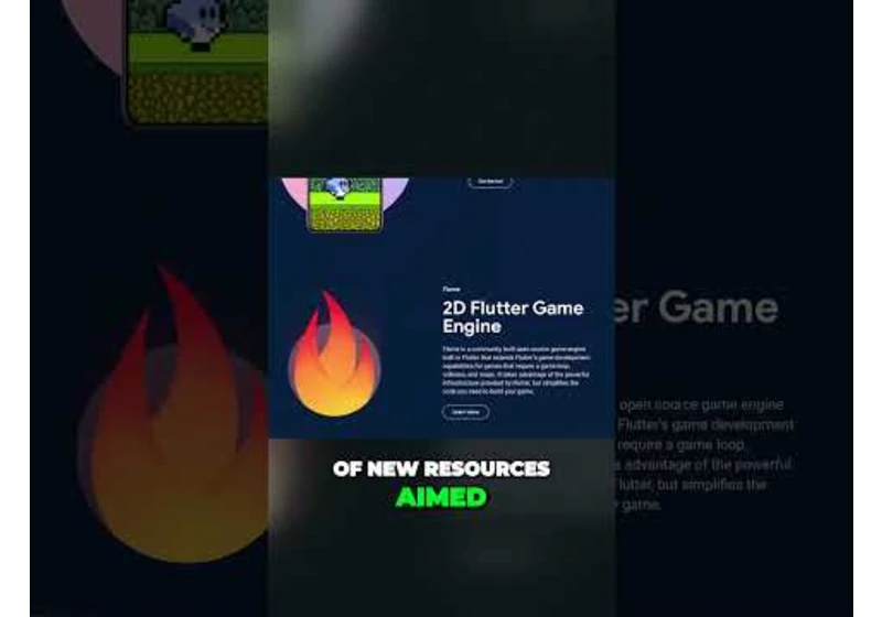 🔥 Flutter for GameDevs! 🔥 #flutter #short #shorts #appdevelopment  #gamedev #gamedevelopment