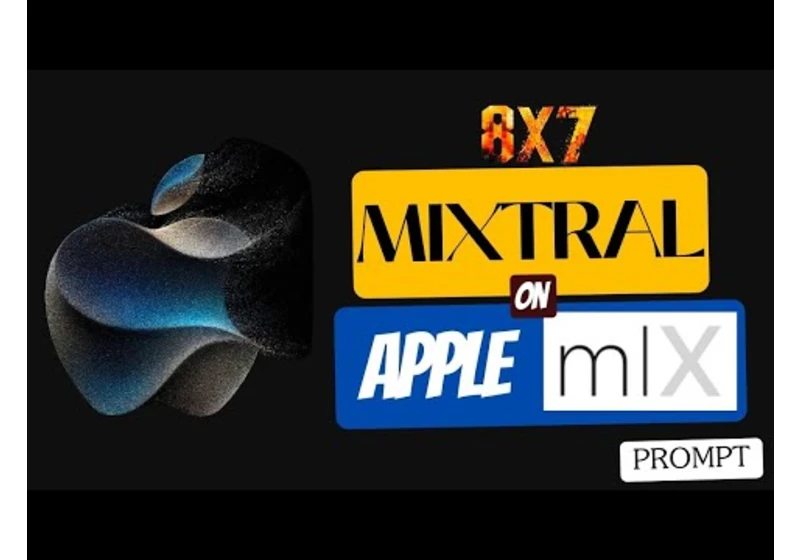 Mixtral MoE on Apple Silicon is Here, thanks to MLX