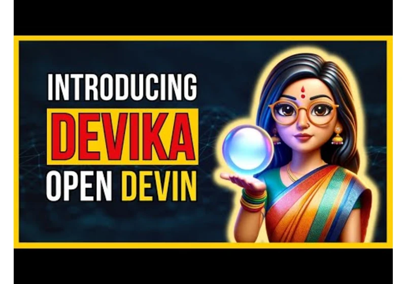 Introducing DEVIKA - OpenSource AI Software Engineer | Local Install