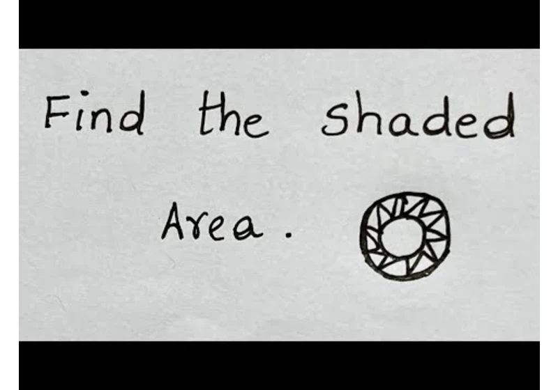 Find the shaded area. Geometry problem