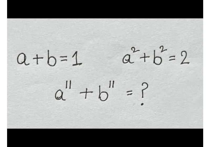 Only a genius knows the trick to solve this Algebra problem!!