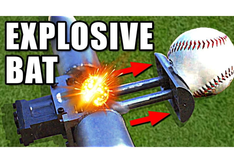 Explosive Bat in Slow Motion Ft. Stuff Made Here - Smarter Every Day 245