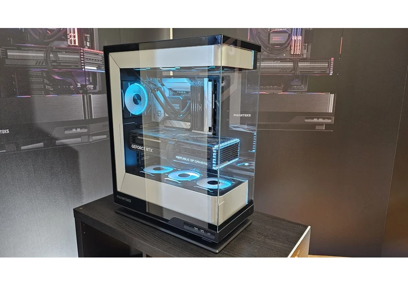  Phanteks Evolv X2 is the perfect showcase PC chassis — floating motherboard tray and recessed fans a delight 