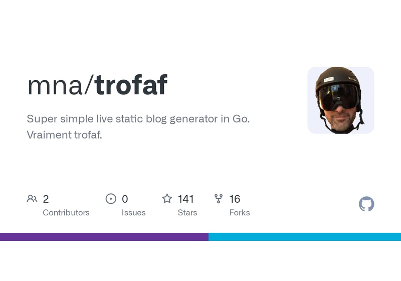 trofaf – super simple live static blog generator in Go