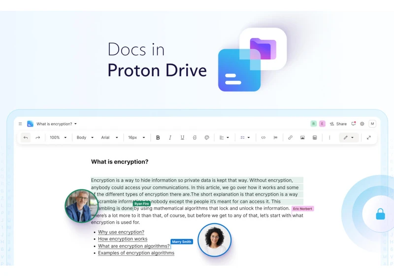 Proton launches its own version of Google Docs