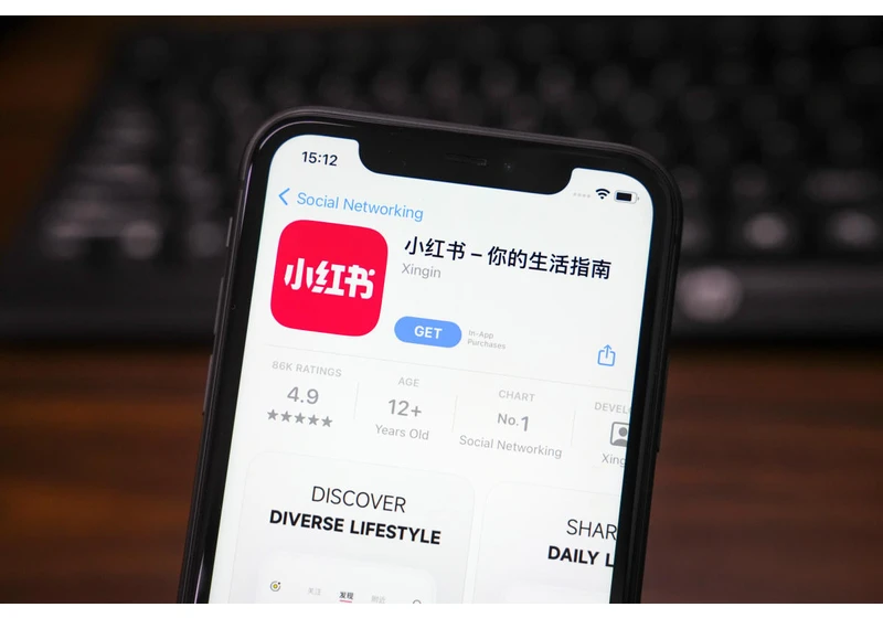 Chinese social media app RedNote is the number one app as TikTok ban looms