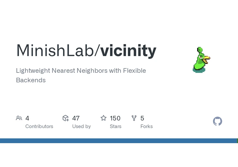 Show HN: Vicinity – Fast, Lightweight Nearest Neighbors with Flexible Back Ends