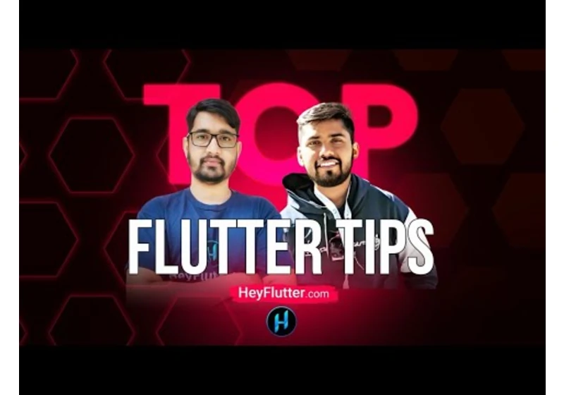 TOP Flutter Tips & Tricks (Livestream with Pawan Kumar)