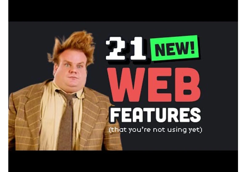 21 Awesome Web Features you’re not using yet