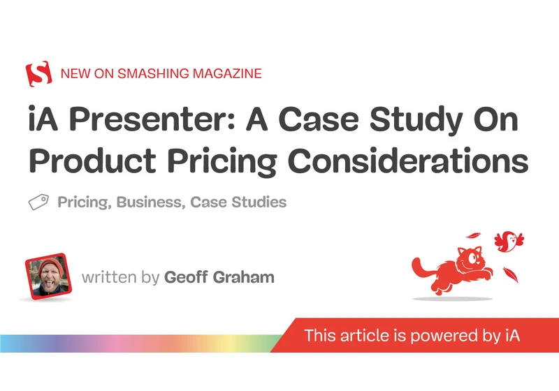 iA Presenter: A Case Study On Product Pricing Considerations