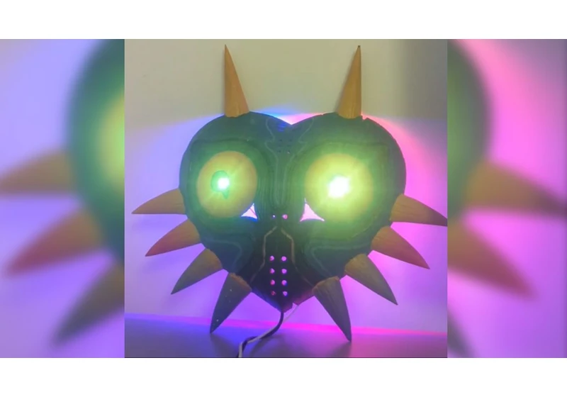  Raspberry Pi-Powered Majora’s Mask Flashes To Music 