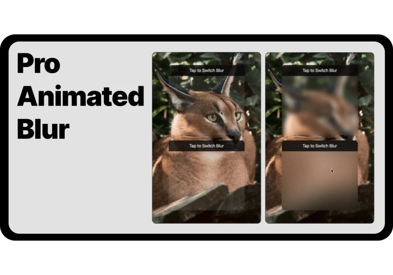 ProAnimatedBlur - Flutter Package