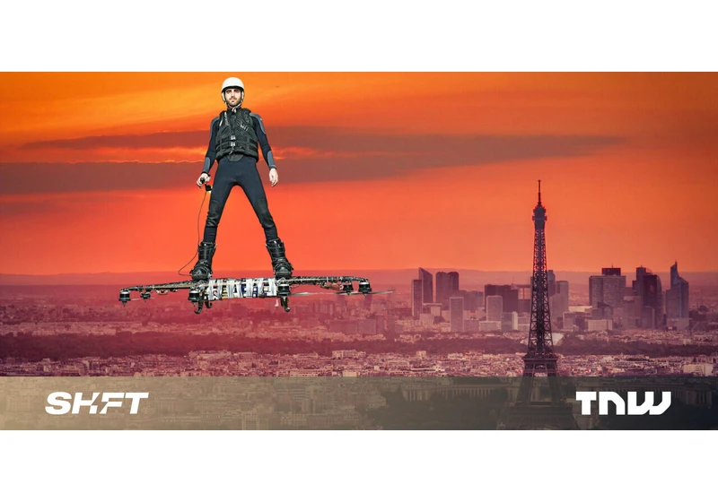 Watch with envy as this hoverboard soars over Paris