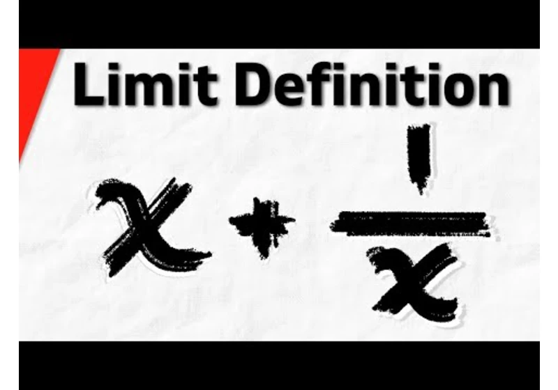 Derivative of x+1/x by First Principles (limit definition) | Calculus 1 Exercises