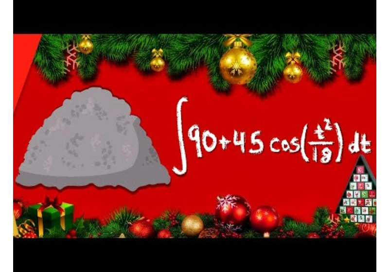 Applications of Derivatives with Gravel | AP Calc FRQ Advent Calendar Day 16