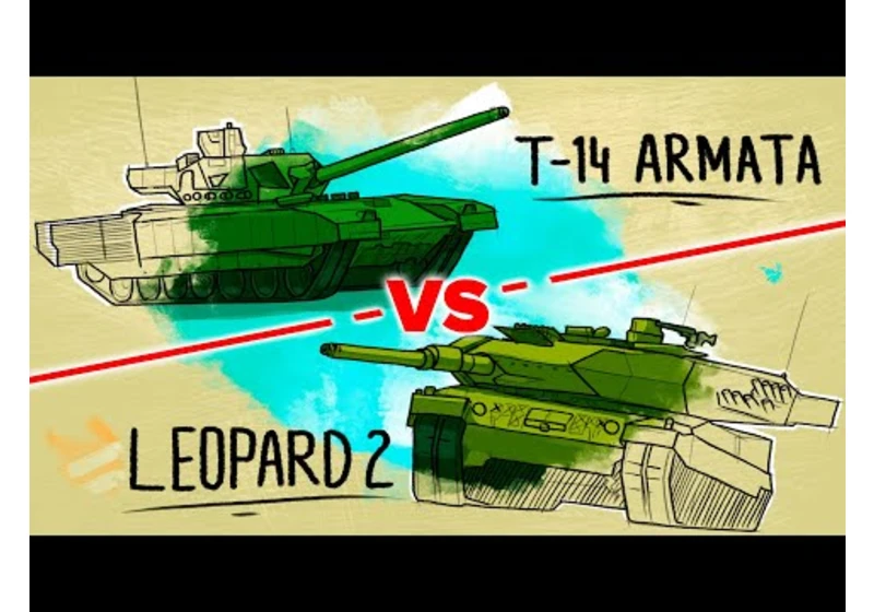 Leopard 2 vs T-14 Armata || Tank War in Ukraine