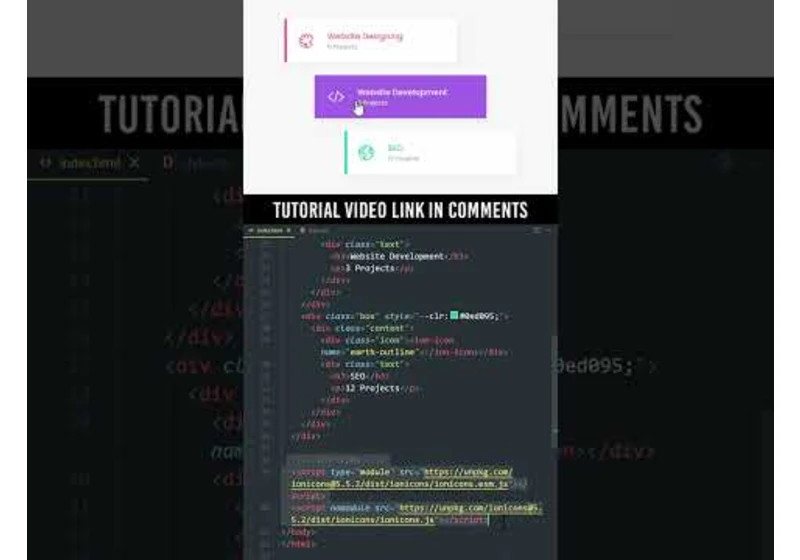 CSS Creative List Design & Hover Effects | Html CSS  #shorts