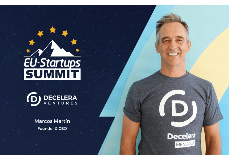 Marcos Martín, Founder and CEO of Decelera, will speak at this year’s EU-Startups Summit on April 20-21 in Barcelona!