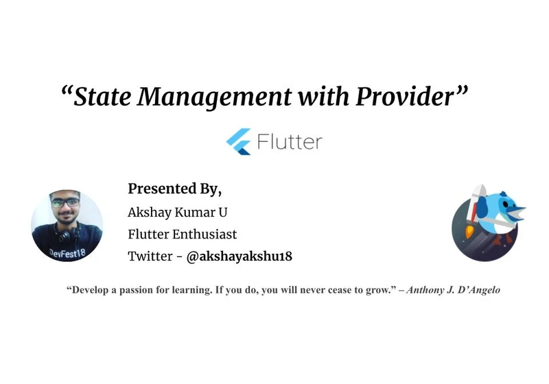 Flutter: State Management with Provider