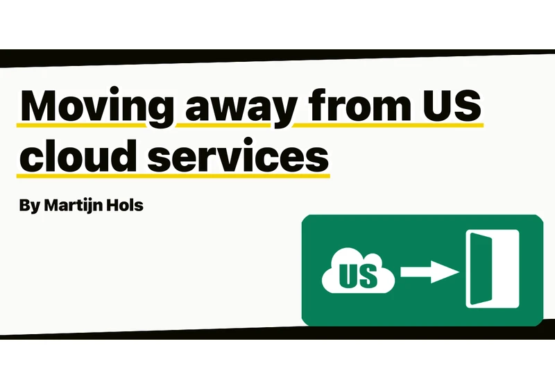 Moving away from US cloud services