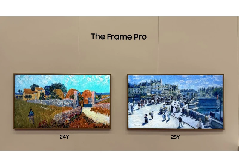  I saw Samsung's new The Frame Pro mini-LED TV, and it's whole new work of art 