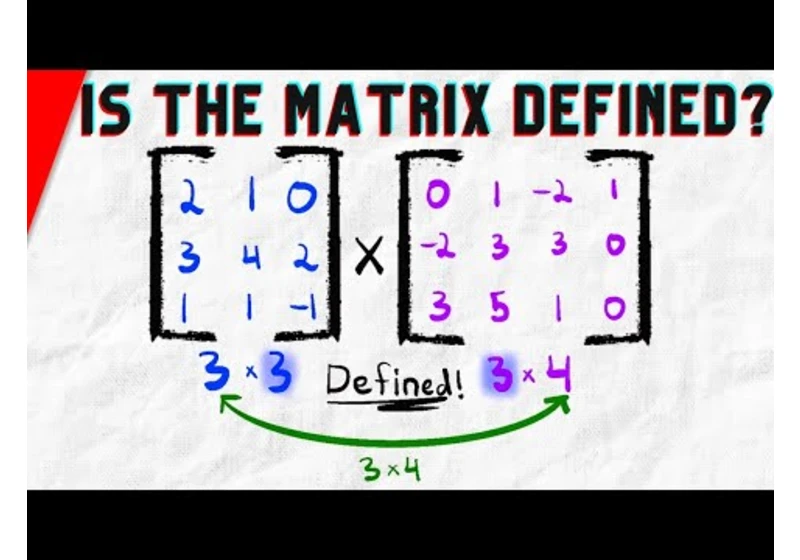 Determine if the Matrix Expression is Defined | Linear Algebra Exercises