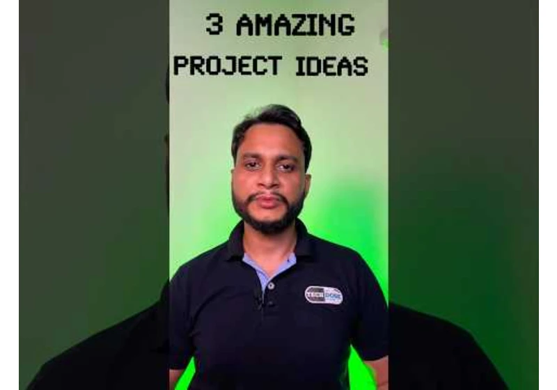 3 amazing project ideas for beginners #short #project #techdose