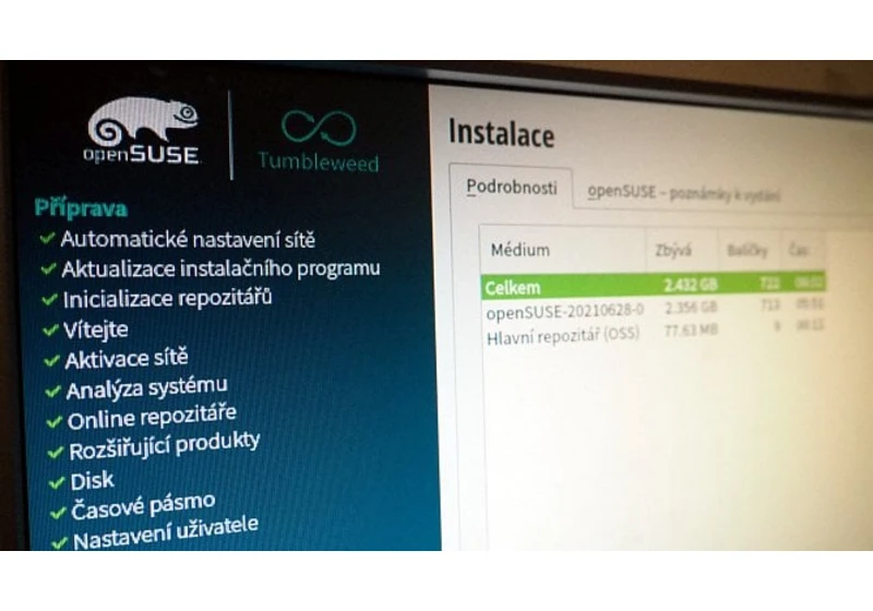 Jak si vede openSUSE Tumbleweed s GNOME 40