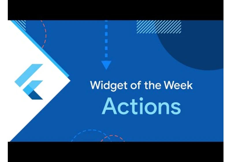 Actions (Widget of the Week)