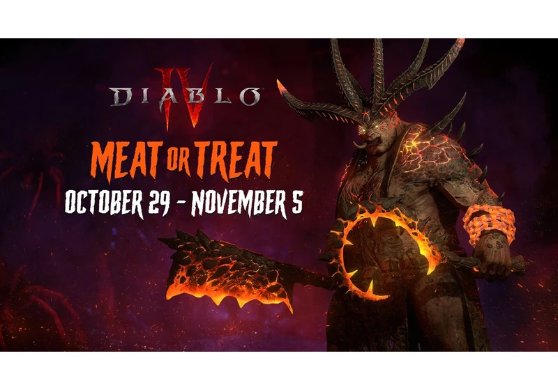  You've heard of Trick or Treat, now get ready for Meat or Treat — no that's not a bad pickup line it's the Diablo 4 Halloween event 